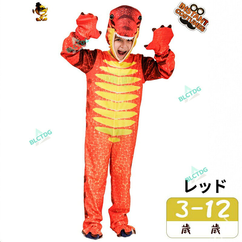 ハロウィン コスプレ ダイナソー 恐竜 動物 アニマル 子供 可愛い ハロウィーン 衣装 ハロウィン 衣装 コスプレ Halloween 演出服 コスプレ衣装 ハロウィン 仮装 コスプレ 子供用 キッズ lucky355-10023453 LUCKY355 サンプル画像3