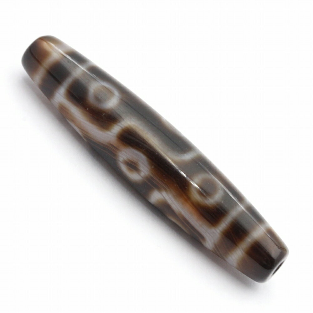 k1145 写真現品＜九眼天珠　57〜58mm＞アウトレット 一点物 現物発送 チベット天珠...