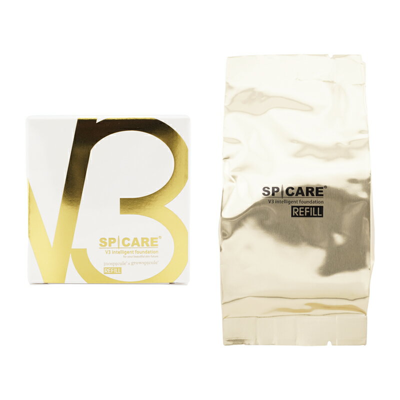 SPICARE スピケア V3 インテリジェント ファンデーション 詰め替え用 SPF50+ PA++++ レフィル 15g セミマット 日焼け止め UVケア[ギフトラッピング対応]