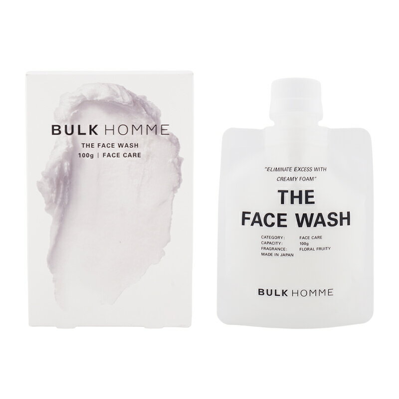 Other - BULK HOMME バルクオム ザ フェイスウォッシュ 100g 濃密泡 生石けん 皮脂 毛穴 汚れ[ギフトラッピング対応]