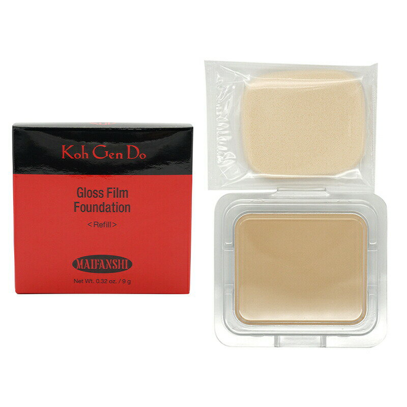Koh Gen Do 江原道 マイファンスィー グロス フィルム ファンデーション 213 ベージュオークル 標準色 レフィル付き 9g 化粧下地 [ギフトラッ...