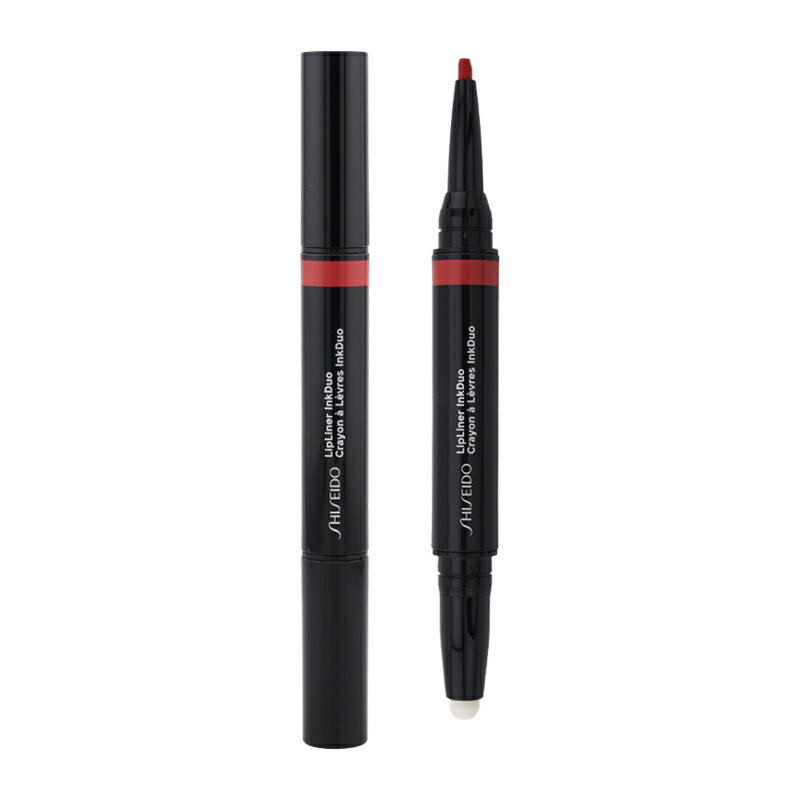 SHISEIDO 資生堂 リップライナーインクデュオ 08 True Red リップスティック 0.9g リップライナー 0.2g 色ムラ補正[ギフトラッピング...