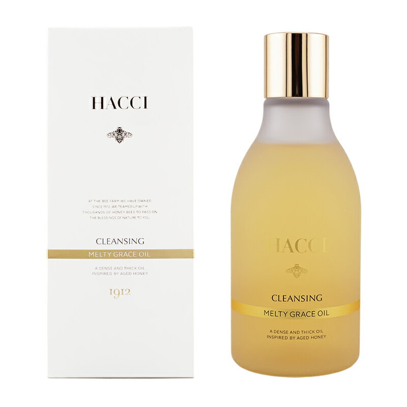HACCI ハッチ メルティグレース オイルクレンジング 200mL メイク落とし 美容液成分配合 スキンケア はちみつ 摩擦レ…