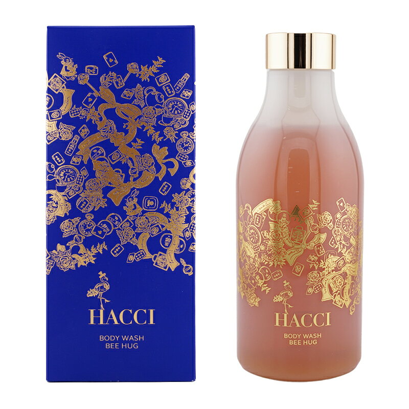 Rakuten - HACCI ハッチ ボディウォッシュ ビーハグ インペリアルブルー 385mL ボディ洗顔料 保湿 ピーリング効果 はちみつ[ギフトラッピング対応]