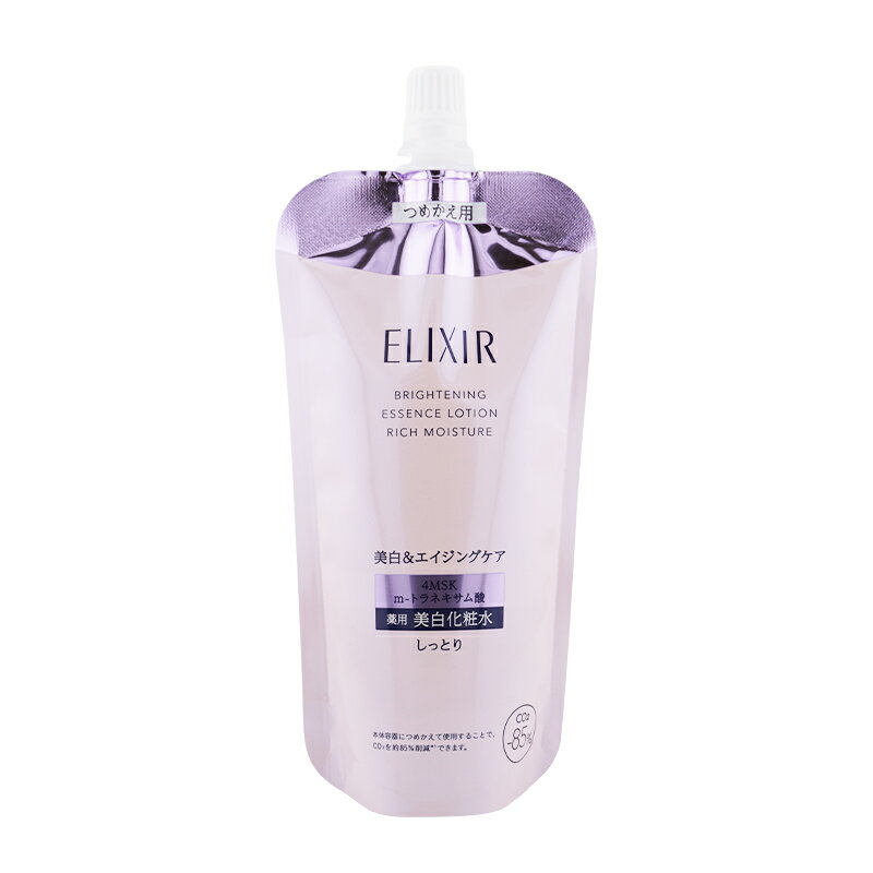 Qiora - ELIXIR エリクシール ブライトニング ローション しっとりタイプ ca 詰替え 150mL しっとりタイプ 化粧水透明感 シミ[医薬部外品][ギフトラッピング対応]