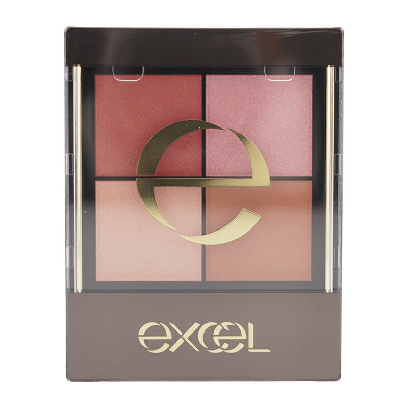 Rakuten - excel エクセル リアルクローズシャドウ CX06 バックスリット 3.5g アイメイク アイシャドウ 4色 メイクアップ パウダーアイシャドウ[ギフトラッピング対応]