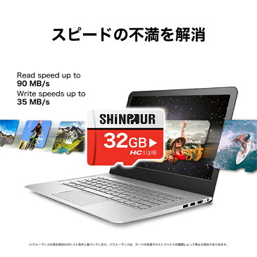 【ケース付き！】SHINPUR microSDカード 64GB Class10 2年保証 UHS-I U3 SD変換アダプタ付き マイクロSD microSDXC クラス10 SDカード Nintendo Switch スイッチ