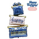 ネイビーバースデーギフト バルーン 誕生日 プレゼント 送料無料 ギフト パーティー 風船 誕生日 誕生会 お祝い バースデー 誕生日祝い