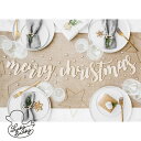 PartyDeco 木製メリークリスマスバナー クリスマスバナー メリークリスマス ディスプレイ サプライズ ギフト パーティー Banner Party ...