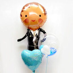 ウェディング プレゼント バースデー バルーン サプライズ ギフト パーティー Birthday Balloon Party 風船 誕生日 誕生会 お祝い グルーム ST 新郎 結婚式