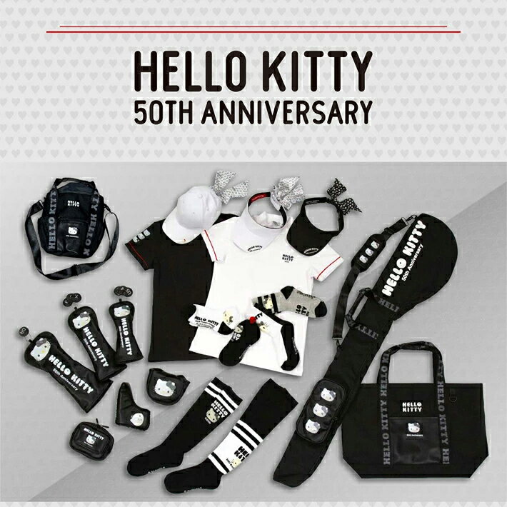 HELLO KITTY ハロー・キティ 50周年 キティリボン付きサンバイザー 84032470 50th ...
