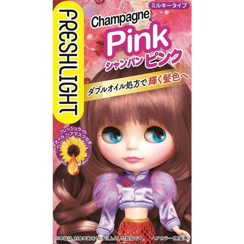 【訳あり 箱破損】シュワルツコフヘンケル　フレッシュライト　ミルキーヘアカラー　シャンパンピンク　フレッシュライトMシャンパンピンク