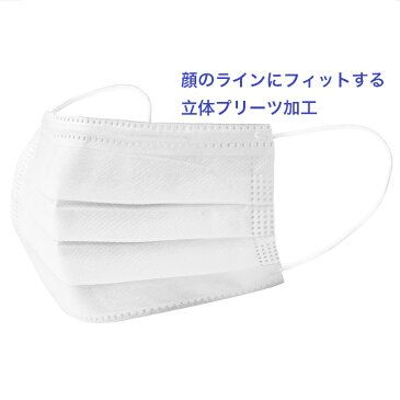 不織布マスク50枚入×2箱　100枚