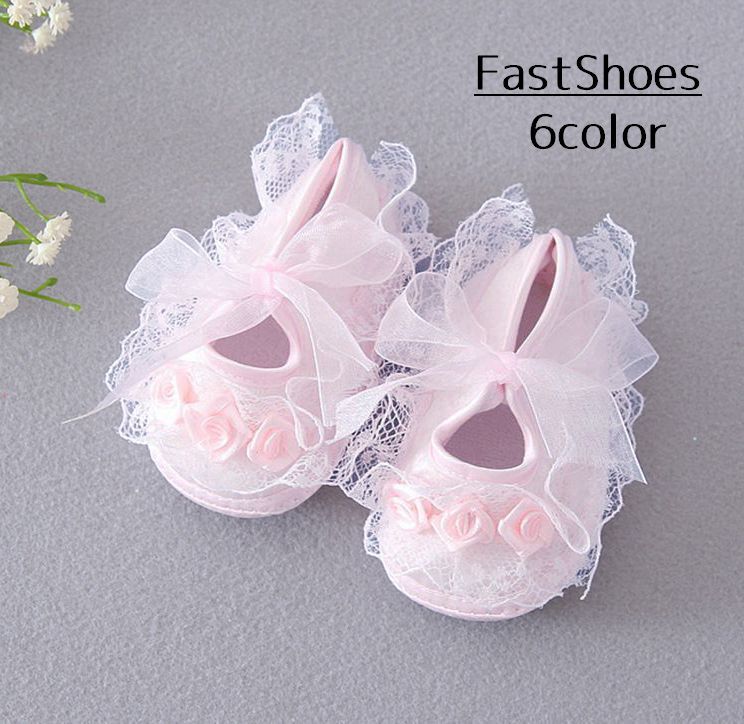 子ども用 ベビー 赤ちゃん キッズ 靴 シューズ 新生児 室内履き 外履き お花 レース フラワー かわいい..