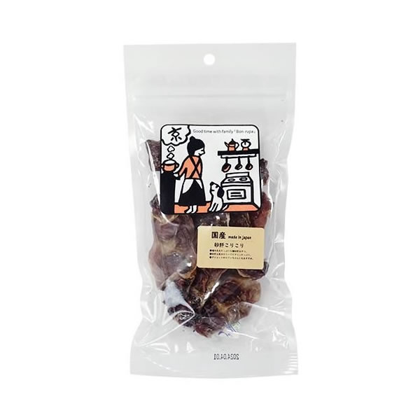 雞胸 - 犬用 おやつ ボンルパ 京 砂肝こりこり 40g Bon rupa 国産鶏砂肝 低脂肪 乾燥おやつ 噛み応え 体重管理