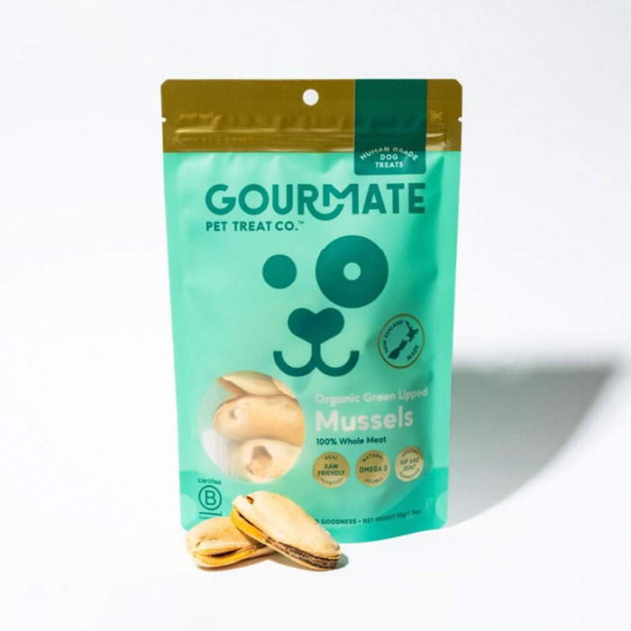 乐天商城 - 犬猫用 おやつ グルメイト GOURMATE オーガニック緑イ貝 50g ニュージーランド産 関節ケア 無添加 フリーズドライ
