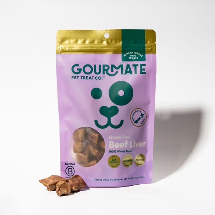 乐天商城 - 犬猫用 おやつ グルメイト GOURMATE グラスフェッドビーフレバー 65g ニュージーランド産 牧草飼育 牛レバー 無添加