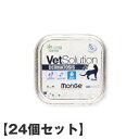 <レビュー投稿で特典あり>【24個セット】ベッツソリューション VetSolution 皮膚サポート ウェット猫用 100g