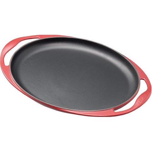 【送料無料・正規輸入品】ルクルーゼセンセーションライングリル・オーバル31cm（バーガンディ...