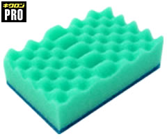 キクロン　キクロンプロ　スポンジたわしハード　Mサイズ　グリーン　A-531　（キクロンPRO）　[b]