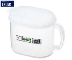 乐天商城 - エンテック／ENTEC　ハイパック　小判型手付き　1230ml　小フタ付き　S-81　（日本製・国産・容器・保存容器・千羽鶴印）