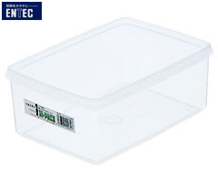 Plastic Storage Containers - エンテック／ENTEC　ハイパック　角型　2440ml　S-31　（日本製・国産・容器・保存容器・千羽鶴印）