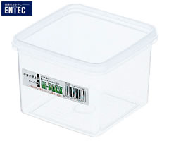 エンテック／ENTEC ハイパック 角型 930ml S-37 （日本製・国産・容器・保存容器・千羽鶴印）