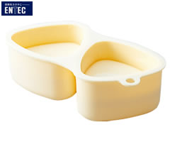 エンテック／ENTEC　おにぎり器　“にぎにぎ”　2ヶ器　No.801　（日本製・国産・おにぎり型・千羽鶴印）のサムネイル