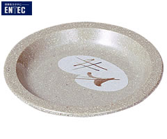 エンテック／ENTEC　雪ん子　小皿　10cm　YK-43　（日本製・国産・メラミン食器・和食器・丸皿・千羽鶴印）