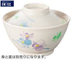 乐天商城 - エンテック／ENTEC　すみれ　ごはん丼（フタ）小　VO-58B　（日本製・国産・メラミン食器・和食器・千羽鶴印）