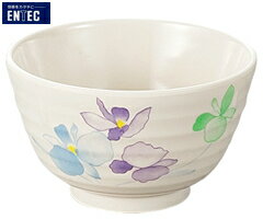 エンテック／ENTEC　すみれ　湯呑み　VO-7　（日本製・国産・メラミン食器・和食器・千羽鶴印）