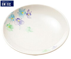 エンテック／ENTEC すみれ 取皿 VO-20A （日本製・国産・メラミン食器・和食器・取り皿・丸皿・千羽鶴印）
