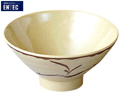エンテック／ENTEC 織部 飯茶椀（身） OB-4 （日本製 国産 メラミン食器 和食器 茶碗 千羽鶴印）