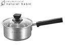 ヒロショウ/HIROSHO ナチュラルベーシック 片手鍋16cm NBP-16 (電磁調理器対応・IH対応)