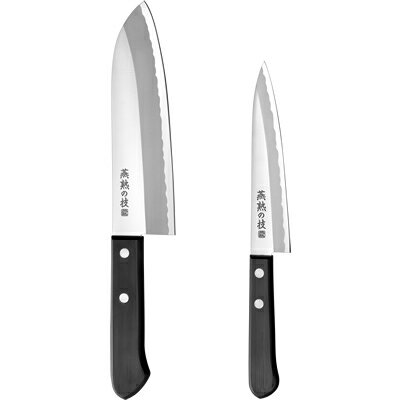 よこやま 燕熟の技 三徳包丁＆ペティナイフ EJH-350 （日本製）