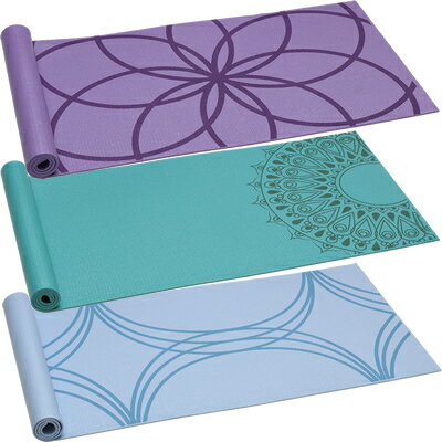 カワセ／鉄人倶楽部 プリントヨガマット 6mm IMC-165 （トレーニングマット・エクササイズマット）