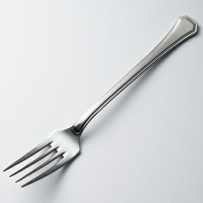 山崎金属工業／YAMACO クリスタルライン テーブルフォーク #02 （カトラリー・18-8ステンレス・ヤマコ）