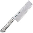 片岡製作所 響十 モナカハンドル TAMAHAGANE 菜切160mm KS-1116 (日本製・国産・菜切包丁・庖丁・63層ダマスカス鋼・Kyoto)
