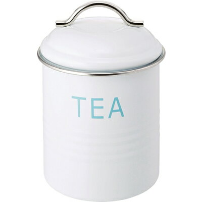 乐天商城 - セイラス バーネット キャニスター 白 TEA （ティー・茶葉・保存容器・SALUS・佐藤金属興業）