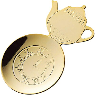 高桑金属 ポット型ティーメジャー ゴールド 400287 （日本製・食洗機対応・スプーン・茶葉・金メッキ・エルフィン・elfin）