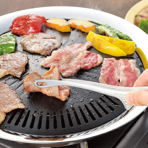 よこやま 燕人の匠 ステンレストング260mm ETYK-150 （日本製・焼き肉トング・揚げ物・取り分け）