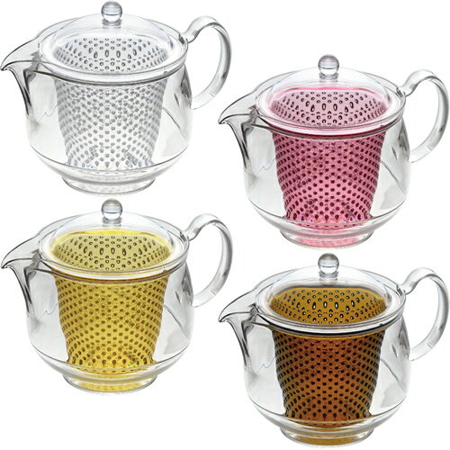 曙産業 クリアティーポットLL （食洗機対応・満水容量約730ml・プラスチック製で割れにくい・AKEBONO）