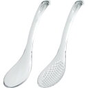 曙産業 しずくレンゲ 大 サービングセット クリア TW-3746 (食洗機対応・AKEBONO)(3)