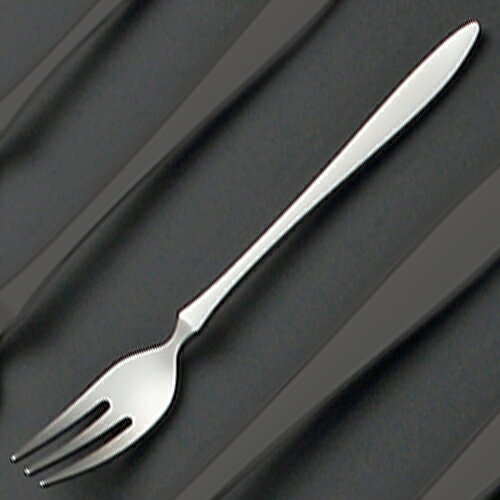 Cocktail Fork - ラッキーウッド プレコ ヒメフォーク 16340-000 （日本製・18-10ステンレス・ミラー仕上げ・小林工業・LUCKYWOOD・No.16300）