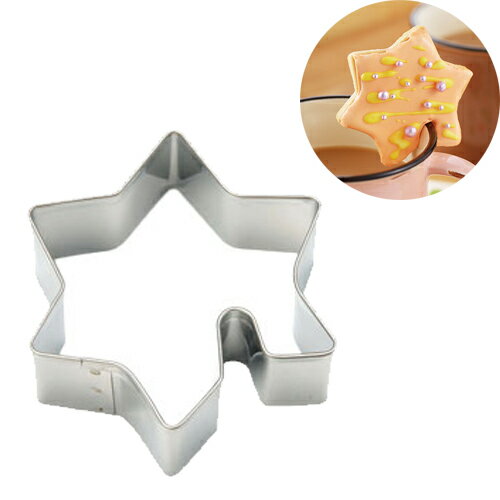 Star - タイガークラウン ちょいかけクッキー ほし No.3673 （日本製・クッキー型・抜型・抜き型・製菓道具・ステンレス製・星・TIGERCROWN）[n]