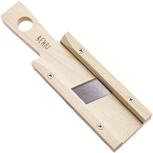 小柳産業 ねぎ一筋 04003 （日本製・長ねぎの輪切り・小口切り・スライス・木製調理器）