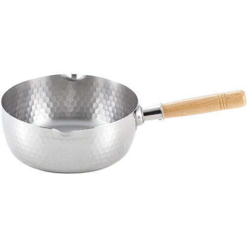 ヨシカワ ステンレス雪平鍋22cm YH6754 （電磁調理器対応・IH対応・日本製・片手鍋）