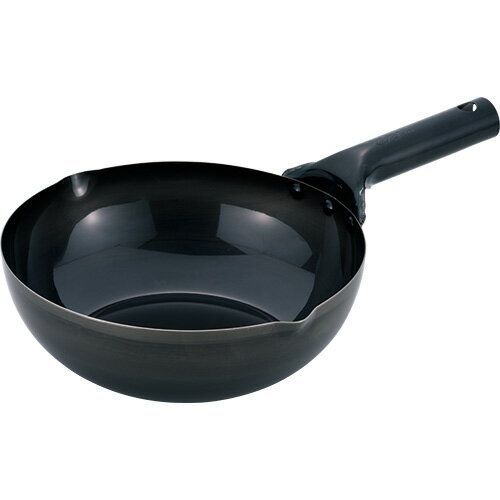 Ih/Gas Compatible - サミット工業 IH北京鍋 24cm （日本製・IH対応・電磁調理器対応・片手中華鍋・鉄なべ流・summit）