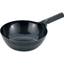 サミット工業 IH北京鍋 30cm (日本製・IH対応・電磁調理器対応・片手中華鍋・鉄なべ流・summit)