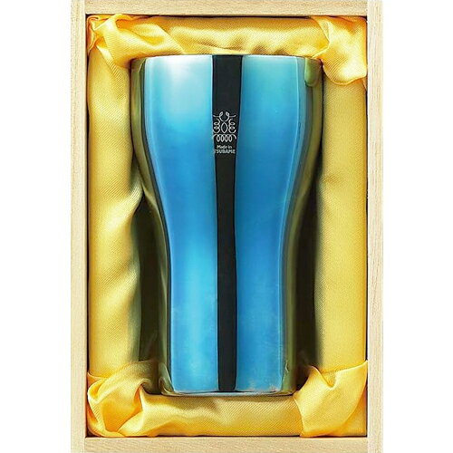 タマハシ 碧 銀古美-ぎんふるみ- 18-8ステンレス W構造タンブラー AO-05 （日本製・ステンレス製・『メイド・イン・…